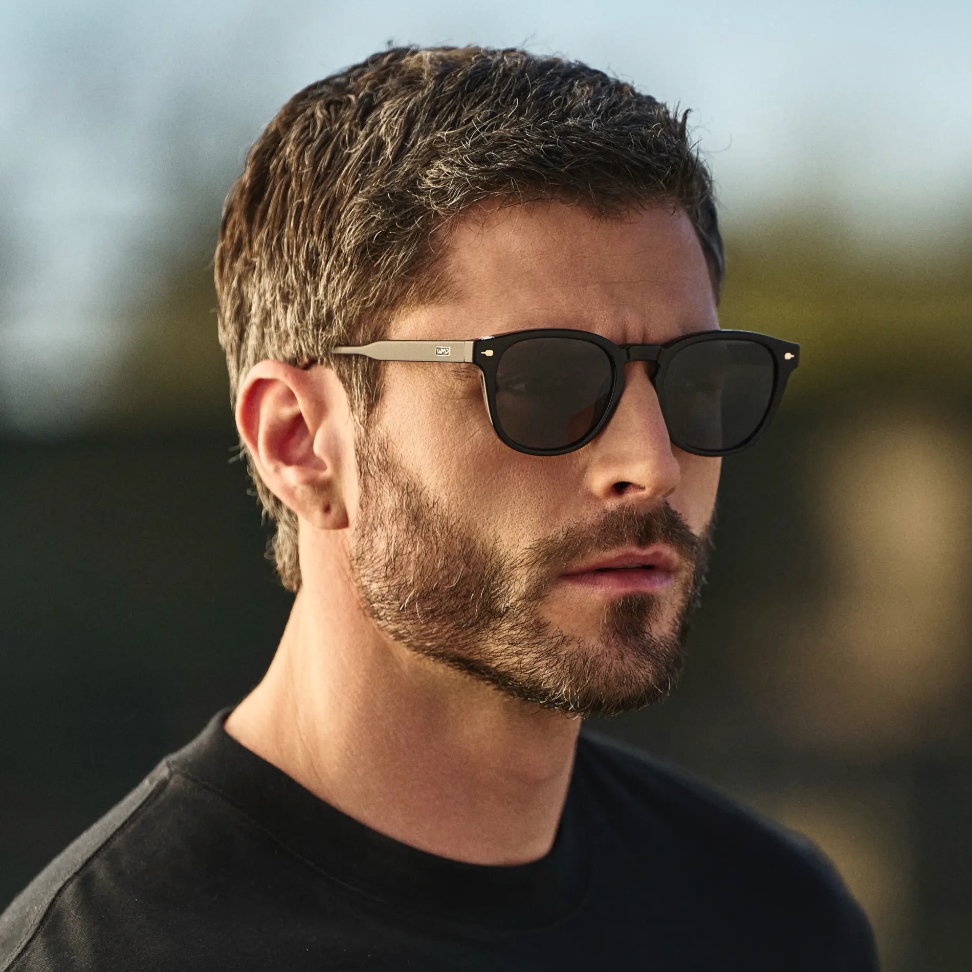 SCOUT Men's Polarised Tennis / Padel Sunglasses - Black l WMP Eyewear