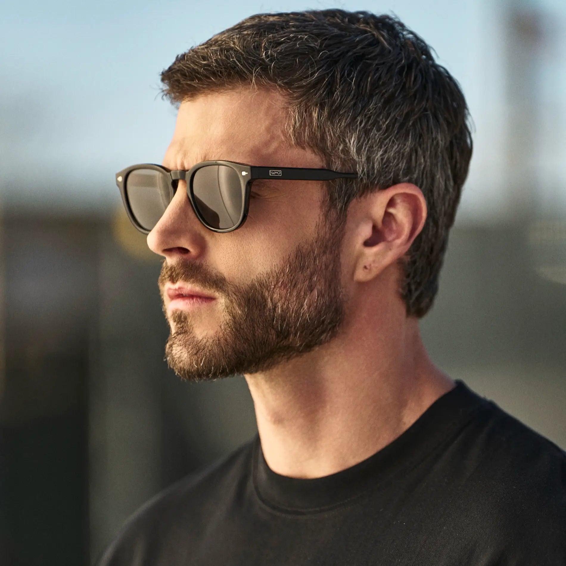 SCOUT Men's Polarised Tennis / Padel Sunglasses - Black l WMP Eyewear