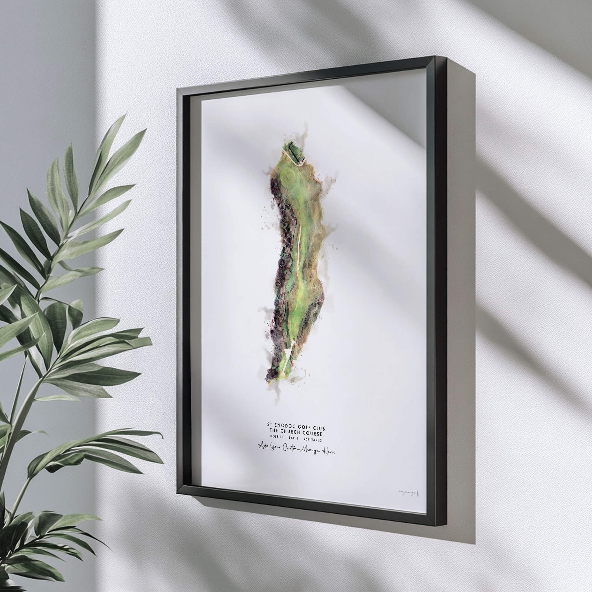 St Enodoc Golf Gift - Print of Hole 10, Church Course