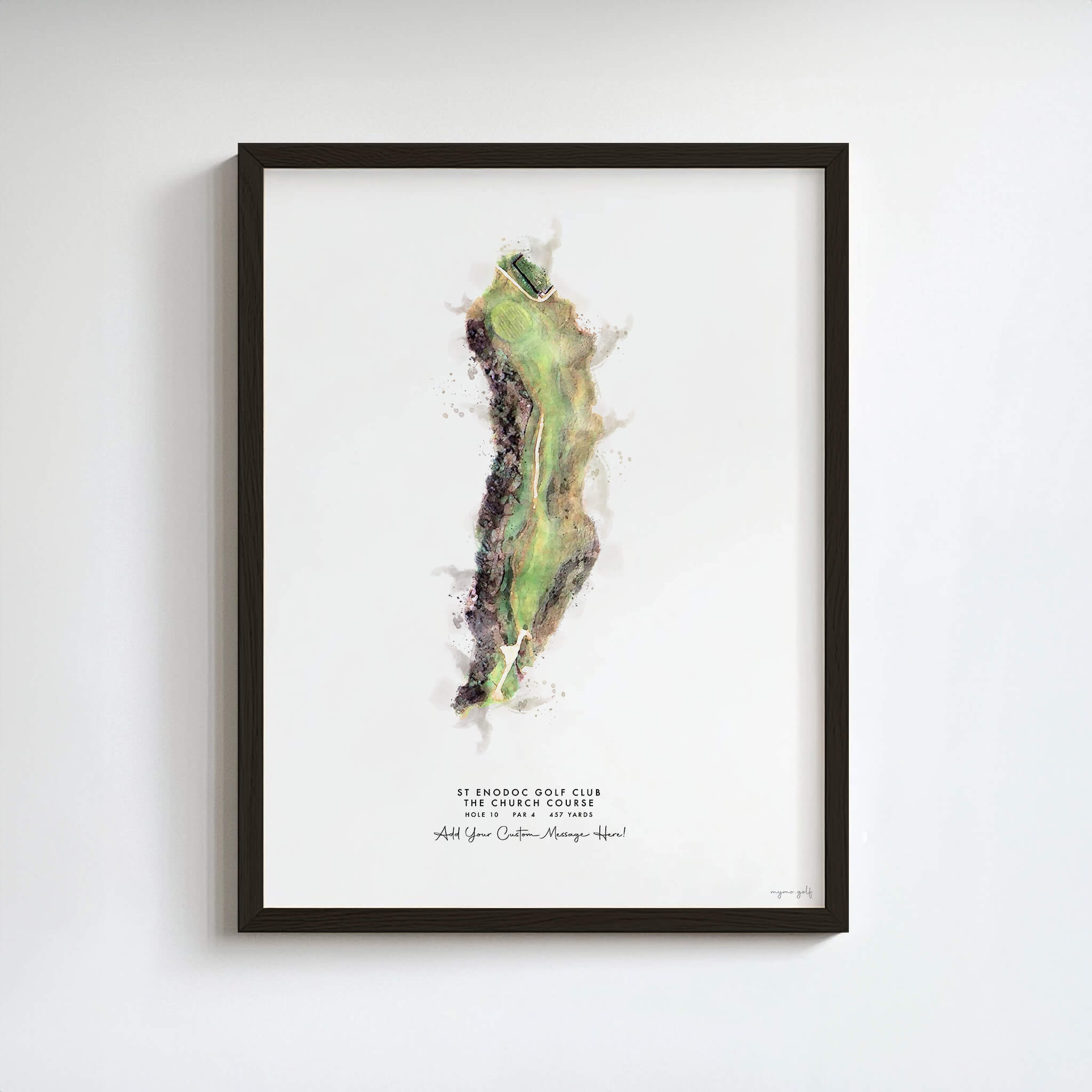 St Enodoc Golf Gift - Print of Hole 10, Church Course