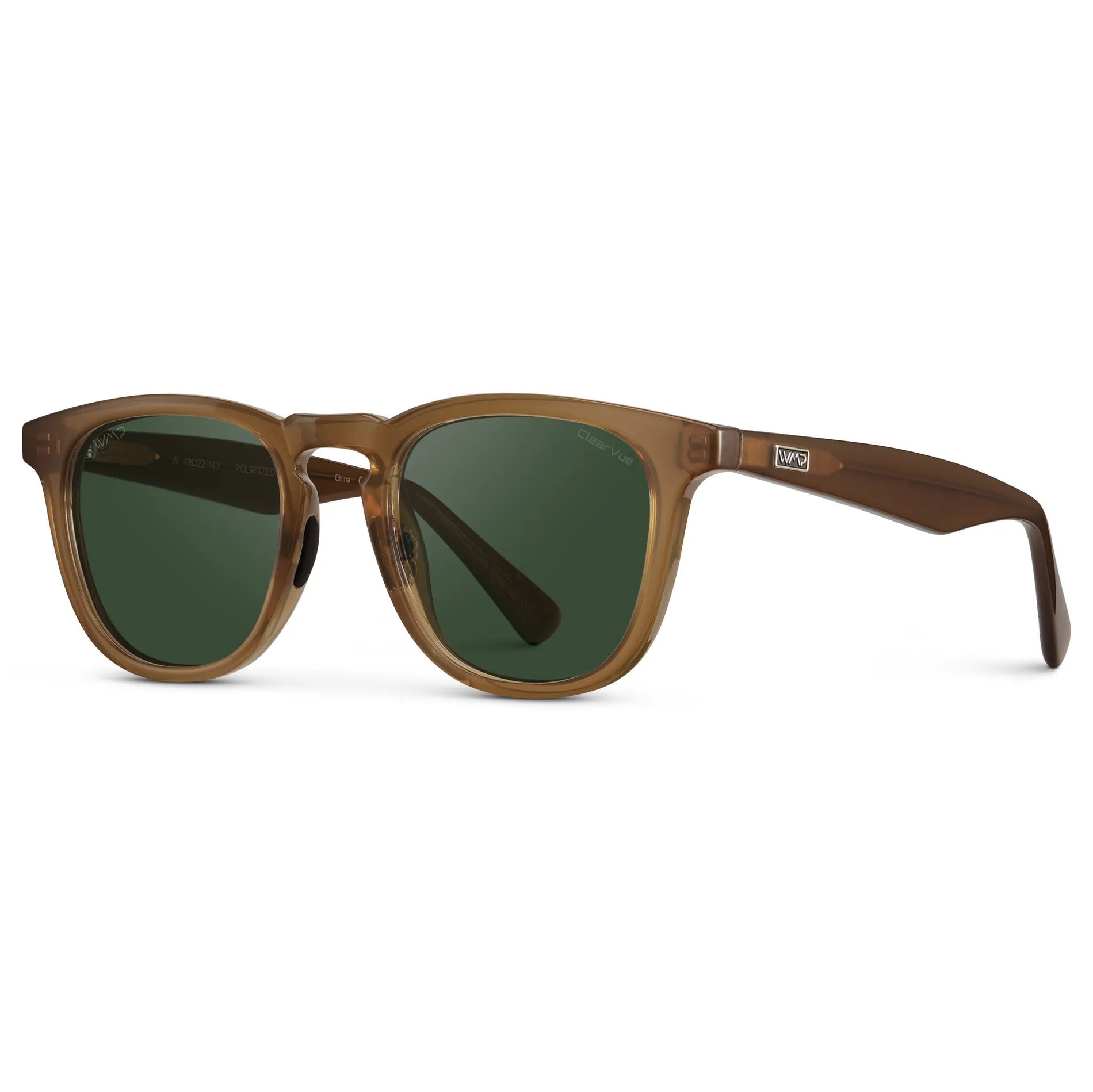 WYNDHAM Men's Golf Sunglasses Dune Brown by WMP Eyewear