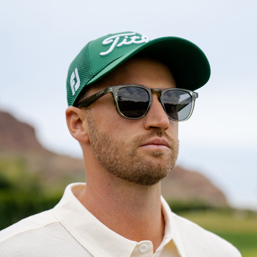 WYNDHAM Men's Golf Special Edition Sunglasses in Crystal Agave by WMP Eyewear